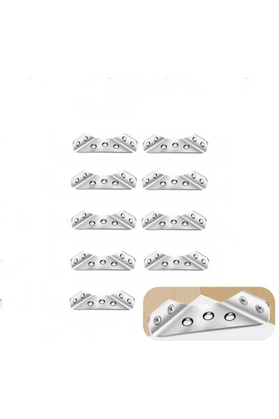 Morvena Picks Conector de colț cu 3 căi - 10 bucăți - Mărimea M - grosime 1,5...