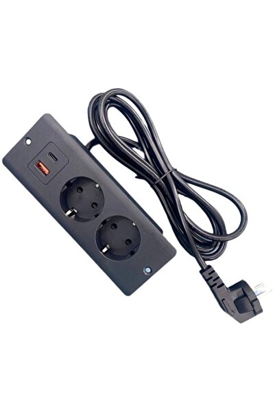 Morvena Picks Priză USB încorporată de 1,5 metri, potrivită pentru birouri - ...