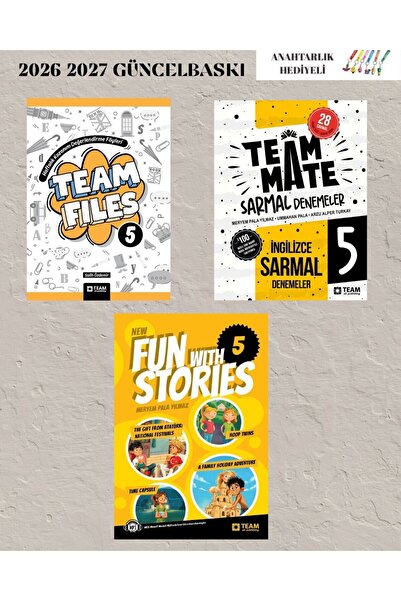 TEAM ELT PUBLISHING TeamMate 5.sınıf sarmal deneme ve hikaye seti 2026 2027