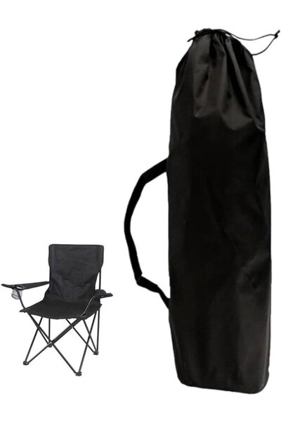 Morvena Picks Geanta de depozitare pentru scaun de camping cu curea de umar -...