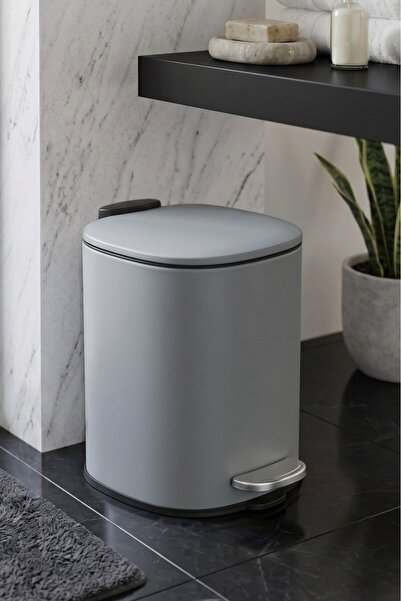 Digithome Pedallı Çöp Kovası Koyu Gri 5 Lt - THN62241
