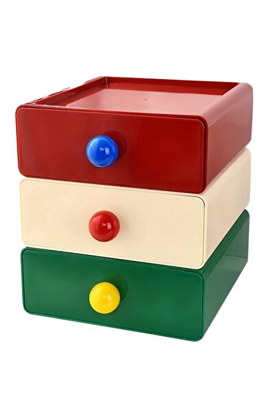 Morvena Picks Organizator de desktop stivuibil | Set din 3 piese pentru organ...