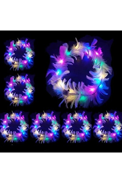 Morvena Picks Set 6 bentite cu LED - Ghirlanda de flori cu LED - Decorat - Ac...