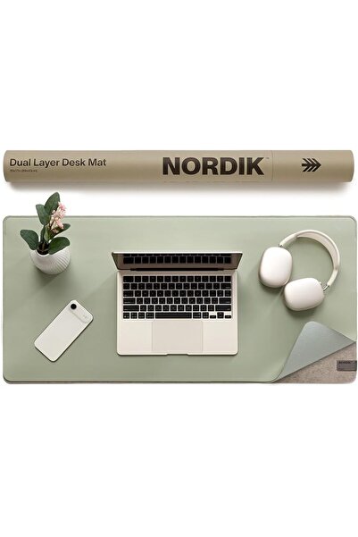 NORDIKAS Large Felt Desk Mat - Marl - 89X43Cm by Nordic by Design - Full Keyb...