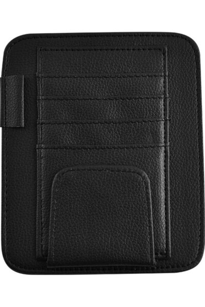 Morvena Picks Organizator parasolar auto, suport universal din piele PU cu su...