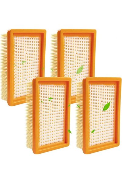 Morvena Picks Pachet de 4 filtre de praf pliate plate de schimb pentru seria ...