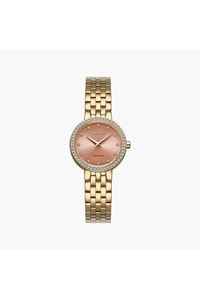 Omax Women's Analog Round 30 MM Metal Closed Band Watch | 00ASS012G022