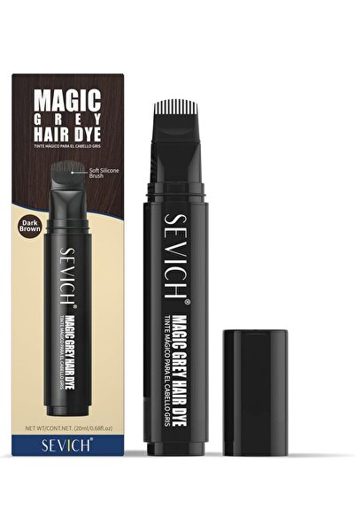 Sevich Grey Hair Dye Pen, Root Touch Up Pen - Use for Grey Hair Coverage, Nat...