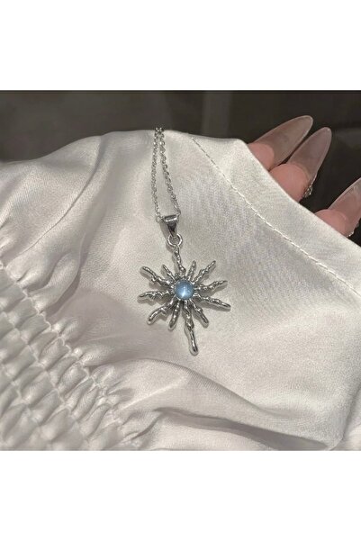 Heda Jewelry قلادة سيليستيال دروب - قلادة فولاذية بتصميم Y2K ذات طابع فضائي
