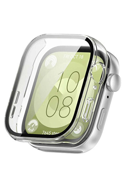 Techsuit Carcasă pentru smartwatch Huawei Watch Fit 3, Techsuit, transparentă...