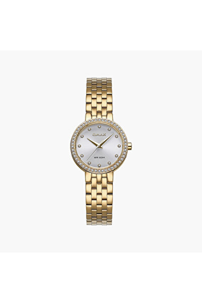 Omax Women's Analog Round 30 MM Metal Closed Band Watch | 00ASS012G020