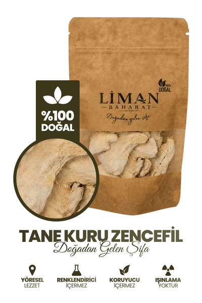 Kuru Zencefil 100 gr – Kurutulmuş Zencefil