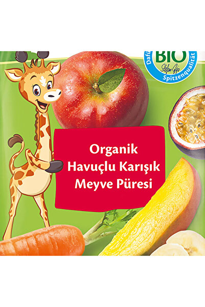 Hipp Hip Organik Havuçlu Karışık Meyve Püresi