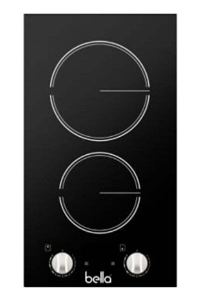 Bella Plit Bele Ceramic 2 Electric Burner Black – B30Yr2Ke
