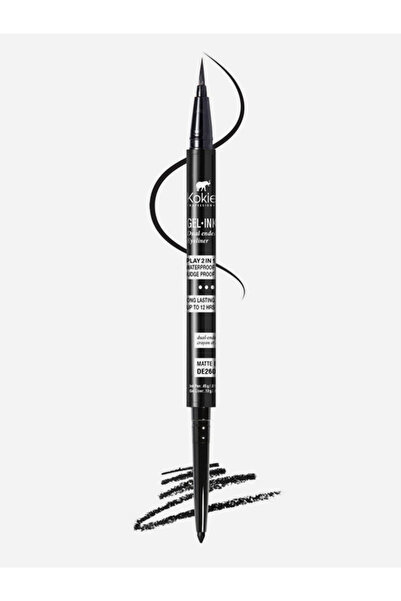 Kokie Gel Ink Dual Eneded Eyeliner - Black
