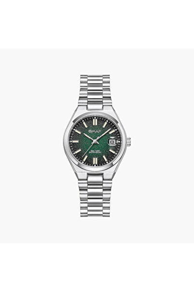 Omax Women's Analog Round 34 MM Butterfly Buckle Watch | 00PSD002S006