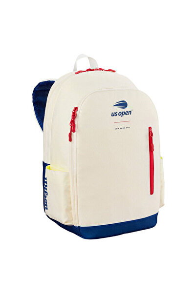 Wilson Us Open 2026 Team Backpack Tenis Sırt Çantası Beyaz WR8059101001