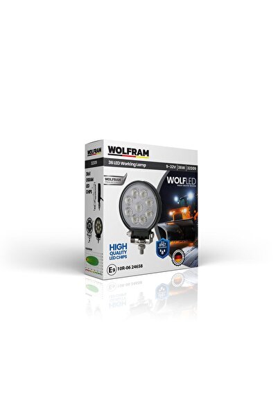 WOLFRAM Wolf Serisi 32309 Çalışma Lambası Yuvarlak Maxsi 3060 Lümen FLOOD - 3...