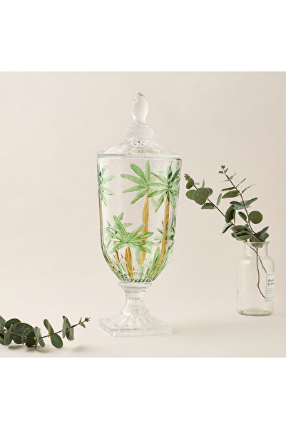 Lifestyle Palm Tree Hand-Painted Beverage Dispenser - 3.5 L