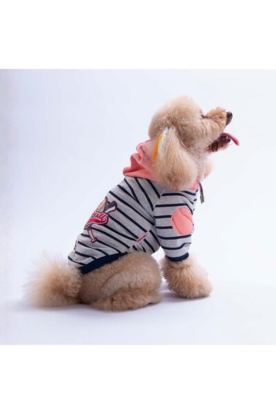 Pawstar Pink Seattle Pitch Dog Hoodie Dog Sweatshirt Dog Outfit Cat Outfit