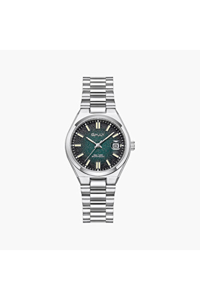 Omax Women's Analog Round 34 MM Butterfly Buckle Watch | 00PSD002S004