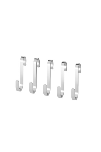 IKEA KUNGSFORS kanca , paslanmaz çelik, 5 adet