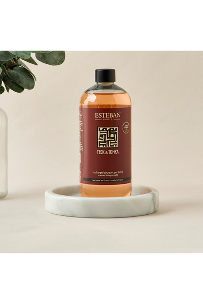 Esteban Teck and Tonka Scented Reed Diffuser Refill - 500 ml