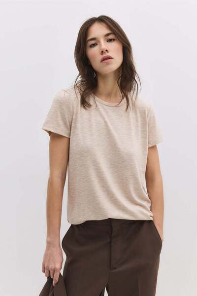 No Matter What Tricou cu guler rotund din material sclipitor