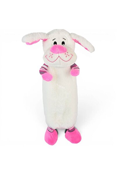 Zufigo Plush Pencil Bag, Dog Pencil Holder, Pencil Case 35 cm Pink