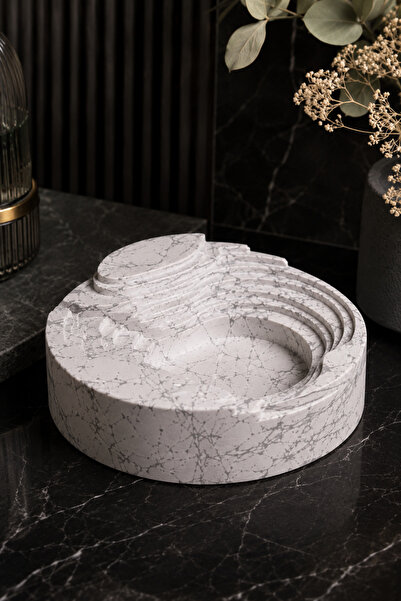 betonmall Scrumieră din beton, realizată manual, cu design modern, decorativă...