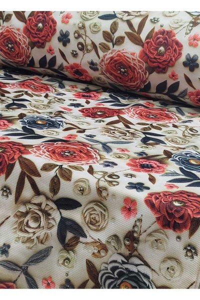 BEREKET PERDE 150 Cm Eninde Raşel Kumaş Sofra Bezi Masa Örtüsü 200X150 Ölçüle...
