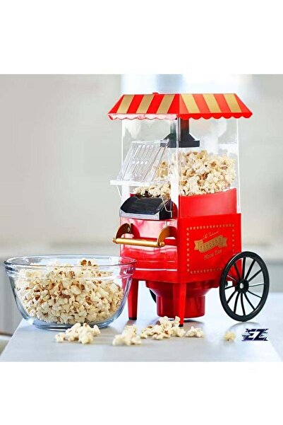 Gennext Carnival Popcorn Maker – Vintage-Style Hot Air Popcorn Machine for He...