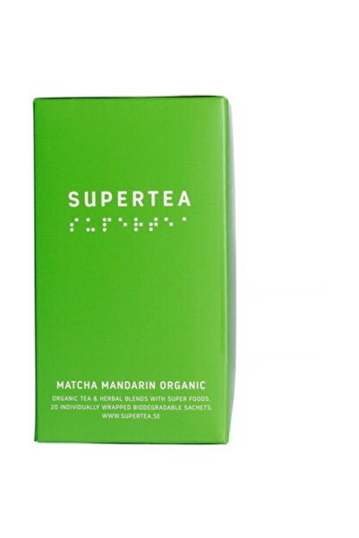 Teministeriet Supertea Matcha Mandarin Organic - 20 pliculețe de ceai