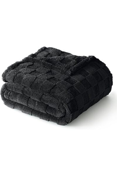 GENERAL Fleece Flannel Blanket Twin Size, Super Soft Warm Lightweight Plaid P...