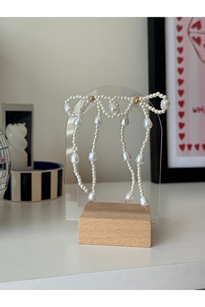 Ephyra Pearl Ribbon Earrings