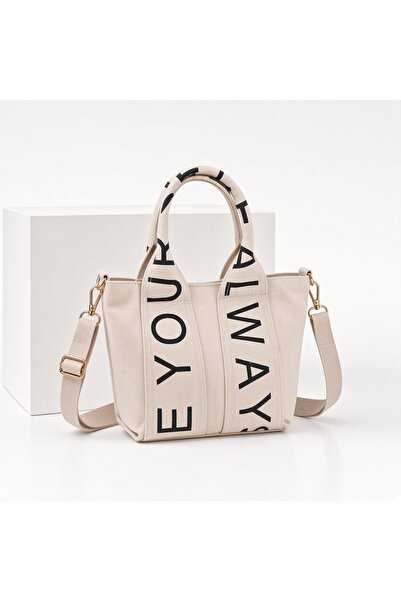 cantamella Canvas Fabric Crossbody Hand and Shoulder Bag Women's Casual Bag