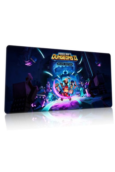 Duvarda Minecraft Gaming Oyuncu 90x40 cm Mousepad Kaymaz Taban XL Mousepad