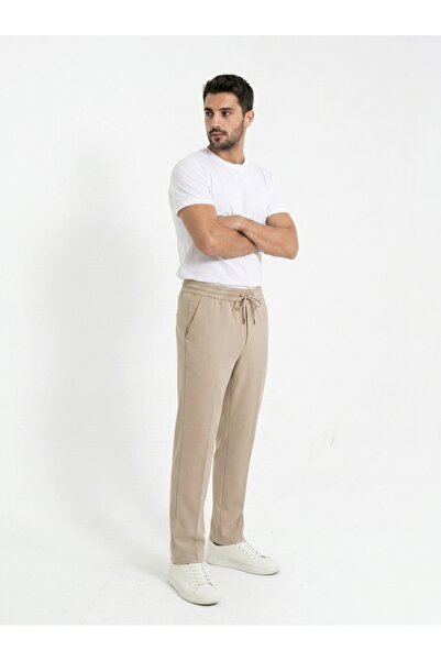 Erkek Beli Lastikli Bol Kesim Baggy Paraşüt Pantolon