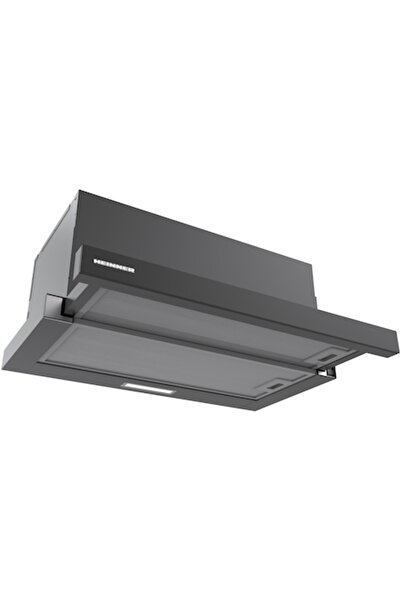 Heinner Hotă telescopică HTCH-MD600GBK, 60 cm, 630 m3/h, 2 trepte de viteză, ...