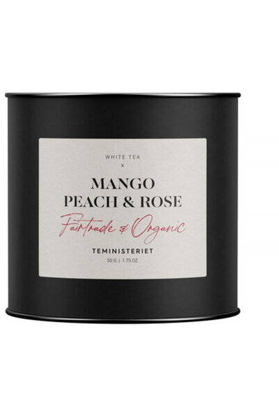 Teministeriet Colecția Fairtrade Mango, Piersică și Trandafir - Ceai vrac 50g