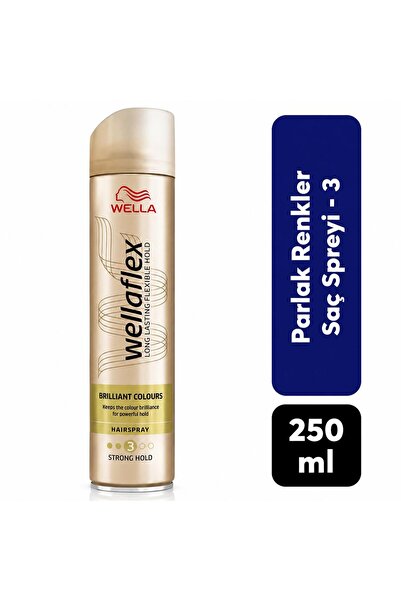 wellaflex wella flex brillant colours saç spreyi canlı parlak renkler güçlü t...