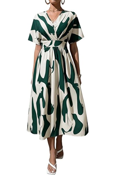 Leriya Fashion Lf-Wd1194 Flare Sleeve Dress for Women by Lirya Fashion