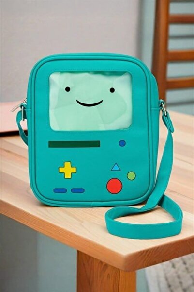 Karakedi Blue Bmo Adventure Time Unisex Side Bag