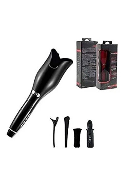 Generic Automatic Ceramic Rotating Hair Curler Black 30.5cm