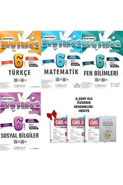 Günay Yayınları 2026-2027 MÜFREDAT MAARİF MODEL UYGUN 6 SINIF BUMERANG ( TÜRK...