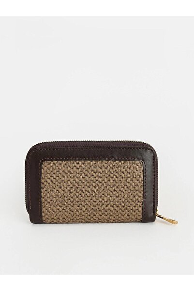 LC Waikiki Wicker Look Women's Wallet (W6)