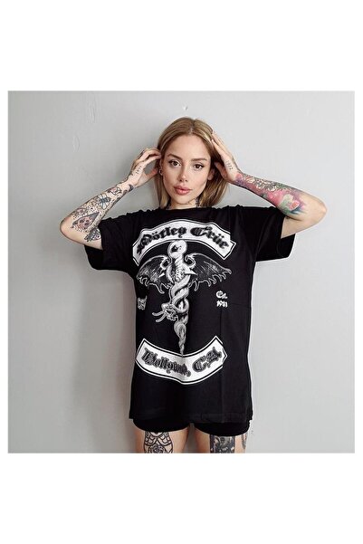 Karakedi Μπλουζάκι Motley Crue Classic Skeleton Cage Μαύρο (Unisex).
