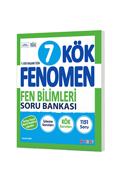 Fenomen Yayıncılık 7.SINIF (KÖK) FEN BİLİMLERİ SORU BANKASI