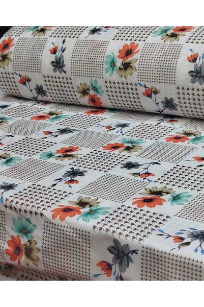 BEREKET PERDE 150 Cm Eninde Raşel Kumaş Sofra Bezi Masa Örtüsü 150X150 Ölçüle...