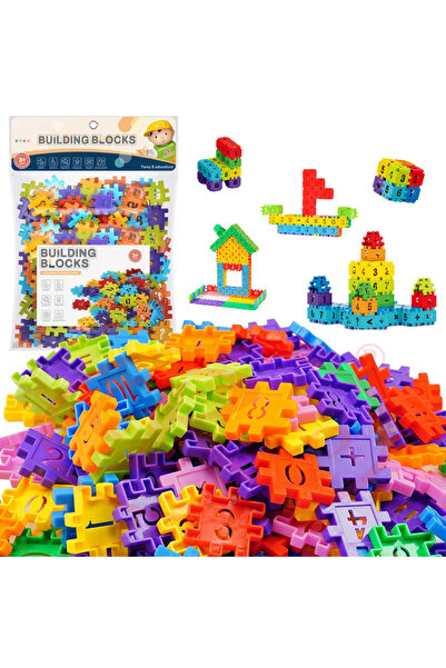 RCO Set de constructie STEM 480 piese – Fun Blocks Educational, piese patrate...
